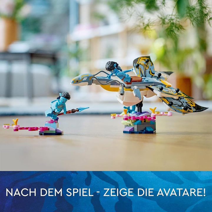 LEGO Avatar Descoperirea lui Ilu, Calea Apei Jucărie construibilă cu figură subacvatică, Pandora Set de colecție pentru copii și fani ai filmelor de la 8 ani în sus 75575 Seturi de constructie Besuche den LEGO-Store