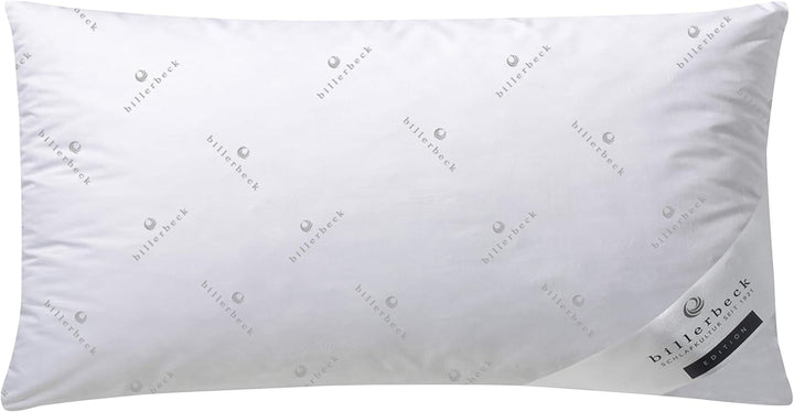 Pernă din fibre Billerbeck E21 King - 40 X 40 Cm - Pernă - Suport moale - Finisaj Aloe vera, alb Perne standard Naty Shop 40 X 15 Cm