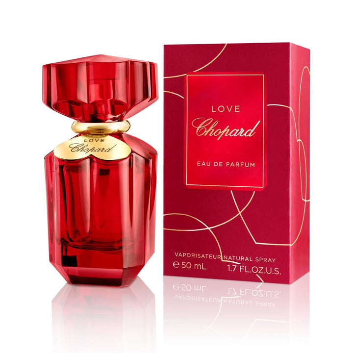 Love 30 ml – Apă de parfum pentru femei – Parfum floral picant – Note magnifice de șase trandafiri selectați, iasomie, mandarină și paciuli – Parfum pentru femei – Sticlă roșie