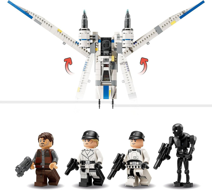 LEGO Star Wars 75399 Rebel U-Wing Starfighter - Jucărie cu funcție de aripă oscilantă și 3 minifigurine, inclusiv Cassian Andor și figura droidului K-2SO - Cadou pentru băieți cu vârsta peste 8 ani și fani Andor sezonul 2 Seturi de constructie Besuche den LEGO-Store