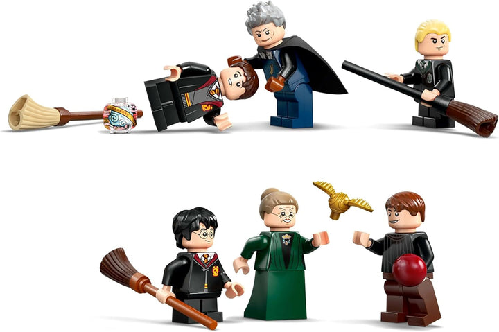 Castelul Hogwarts LEGO Harry Potter: Lecții de zbor, set de joacă de aventură cu 6 minifigurine de colecționat, inclusiv Draco Malfoy și profesorul Mcgonagall, set de joacă de rol pentru băieți și fete de la 9 ani 76447 Seturi de constructie Besuche den LEGO-Store