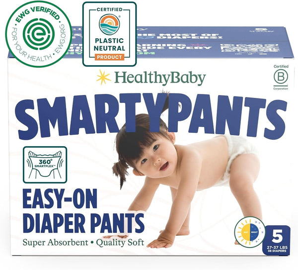 Smartypants Pull up Style, Talie matlasată 360, super absorbantă, Marimea 5, 38 bucati Mama si Copilul Naty Shop