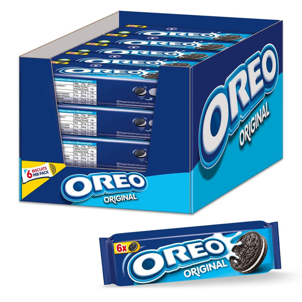 OREO Original – Fursecuri crocante cu cacao și umplutură delicioasă de cremă cu aromă de vanilie – 20 x 66g