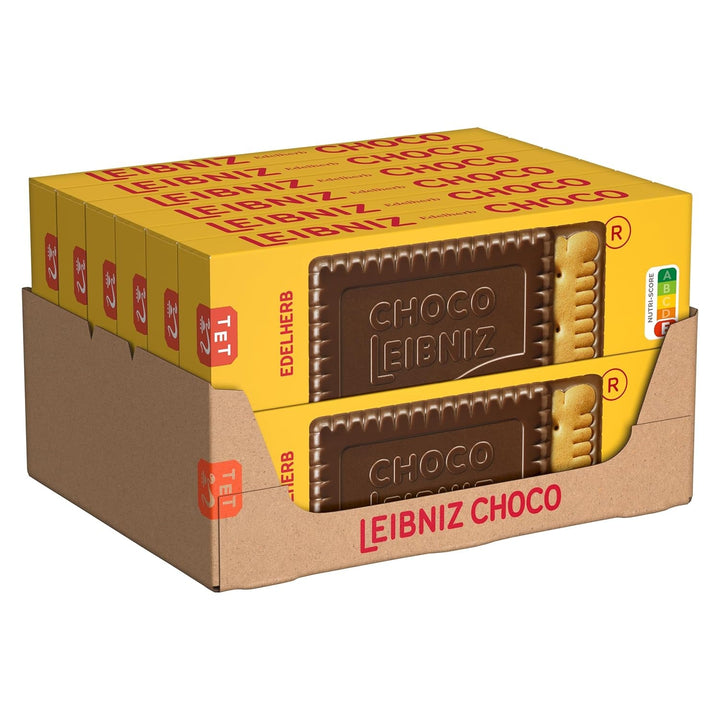 LEIBNIZ Biscuiți cu unt originali, pachet de 22 de gustări, biscuiții cu unt numărul 1, biscuiți crocanți într-un pachet mare practic (22 x 50 g), perfecți pentru călătorii