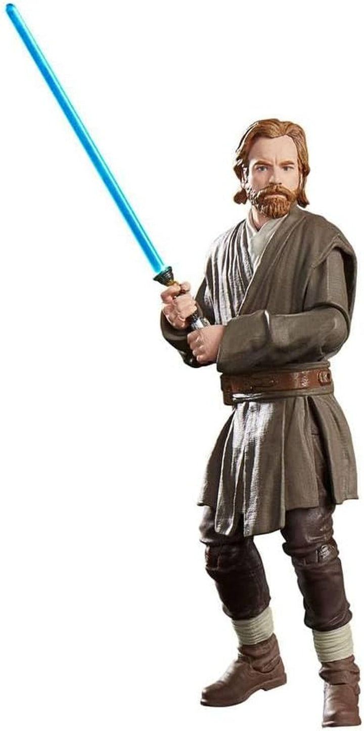 Star Wars Hasbro Star WarSeria neagră Obi-Wan Kenobi (Jabiim), 15 Cm Figura de acțiune mare Obi-Wan Kenobi, Multi, F7098 Action figures Naty Shop