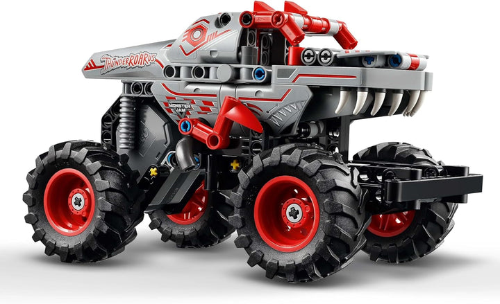 LEGO Technic Monster Jam Thunderroarus, camion monstru de jucărie cu funcție de retragere, jucărie de construcție pentru copii, cadou pentru băieți și fete cu vârsta de 7+ 42200 Seturi de constructie Besuche den LEGO-Store