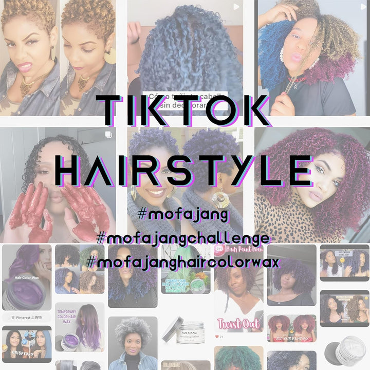 Culoare temporară a părului, Styling Hair Tone pentru bărbați femei, Pomadă pentru coafură naturală, Ceară pentru vopsirea părului pentru petreceri, Cosplay și Halloween, 4.23 oz (Silver Grey) Vopsea pentru par Naty Shop