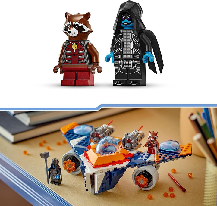 LEGO Marvel Rockets Spaceship Vs. Ronan, set cu navă spațială construibilă, jucărie cu supereroi din Gardienii Galaxiei cu figuri, cadou pentru băieți și fete de la 8 ani 76278 Seturi de constructie Besuche den LEGO-Store
