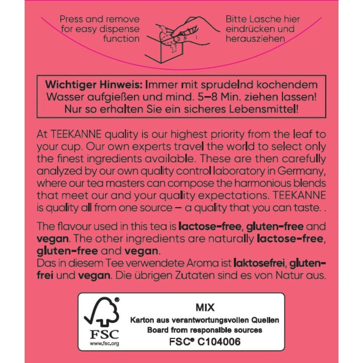 Teekanne Premium Fruit Selection, pachet de 5 (5 x 20 pliculețe de ceai), 5 x 60 g