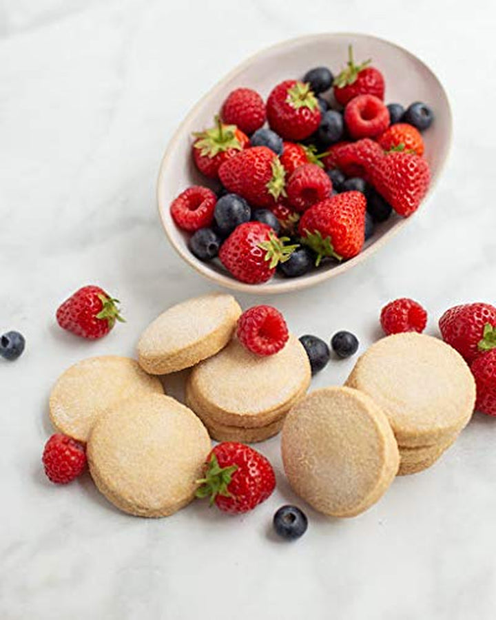 Biscuiți tradiționali scoțieni cu unt, rulați în zahăr, 200g