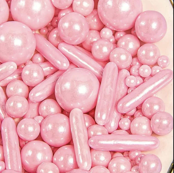 Růžové sypání, různé velikosti, 85 g