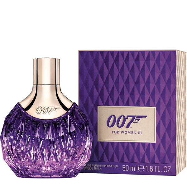 007 pentru femei – Apă de parfum Spray natural pentru femei III – Parfum oriental pentru femei, pentru apariții senzuale care îți taie respirația – 1 pachet (1 x 50 ml)