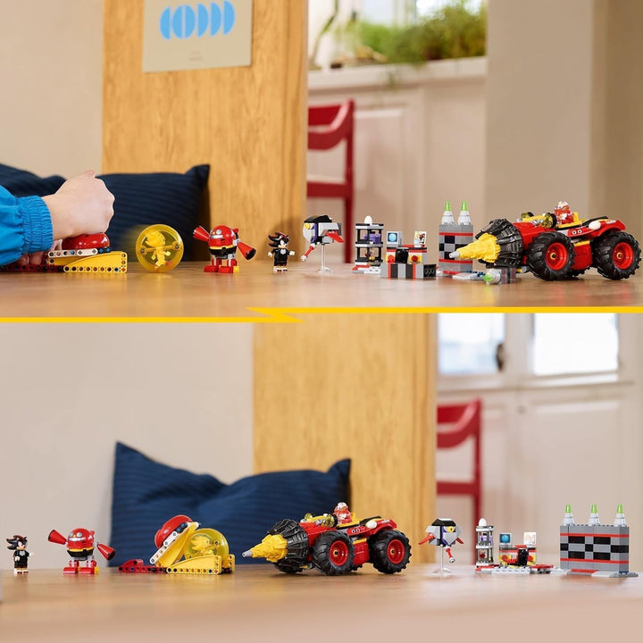 LEGO Sonic the Hedgehog Super Sonic Vs. Egg Drillster, set de jocuri video de aventură, cadou pentru copii, set cu Shadow și Dr Eggman pentru băieți și fete de la 8 ani 76999 Seturi de constructie Besuche den LEGO-Store