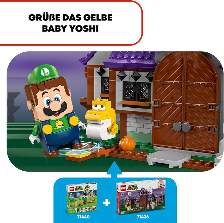 Casa bântuită a lui LEGO Super Mario King Buu Huu, casă bântuită pentru copii, set Nintendo de colecționat, cu Baby Yoshi, cadou pentru băieți, fete și gameri cu vârsta de 8+ 71436 Seturi de constructie Besuche den LEGO-Store