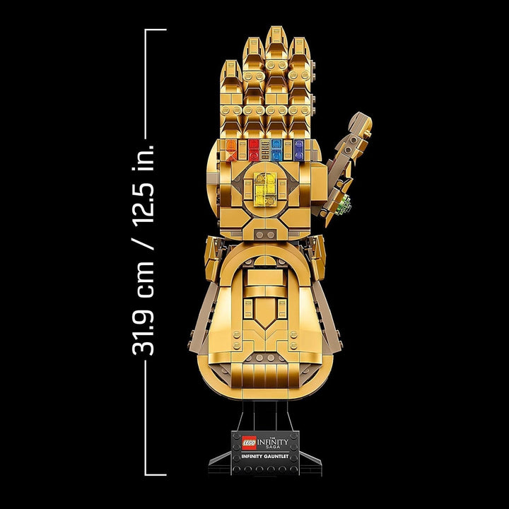 LEGO 76191 Marvel Super Heroes Infinity Glove, Set Avengers pentru adulți cu modelul mănușii lui Thanos de construit, articol pentru fani, cadou pentru bărbați, femei, ea și el Seturi de constructie Besuche den LEGO-Store