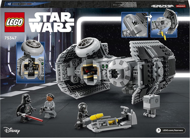 LEGO Star Wars TIE Bomber Model Kit cu Darth Vader Minifigure cu Lightsaber și Gonk Droid, jucărie construibilă cu Starfighter ca un cadou 75347 Seturi de constructie Besuche den LEGO-Store