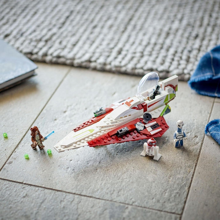 LEGO Star Wars Luptătorul stelar Jedi al lui Obi-Wan Kenobi, jucărie construibilă cu Taun We, figurină droid și sabie laser, Set Atacul clonelor 75333 Seturi de constructie Besuche den LEGO-Store
