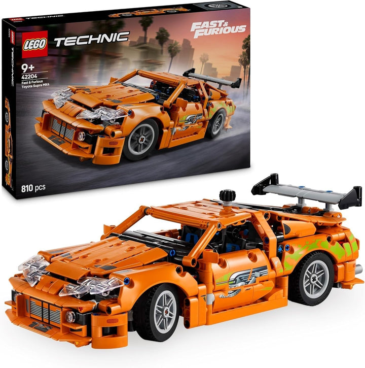 LEGO Technic Fast and Furious Toyota Supra MK4 - Mașină de jucărie - Cu motor cu 6 cilindri și uși care se deschid - Set de modele pentru băieți și fete de peste 9 ani - Idee de cadou pentru ziua de naștere 42204 Seturi de constructie Besuche den LEGO-Store Titlu implicit