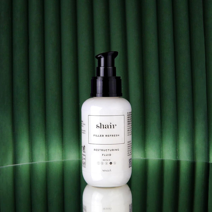 Shair Filler Refresh: fluid de restructurare, revitalizant, revigorant, mătăsos, descurcător, pentru părul tern, uscat, tratat, cu vârfuri despicate Produse pentru descurcarea părului Naty Shop