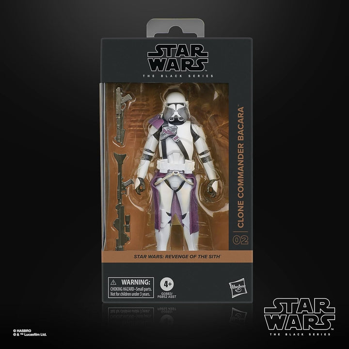 Star Wars seria neagră Clone Commander Bacara, Star Wars: Ahsoka Premium figurină de colecție (15 cm) Action figures Naty Shop