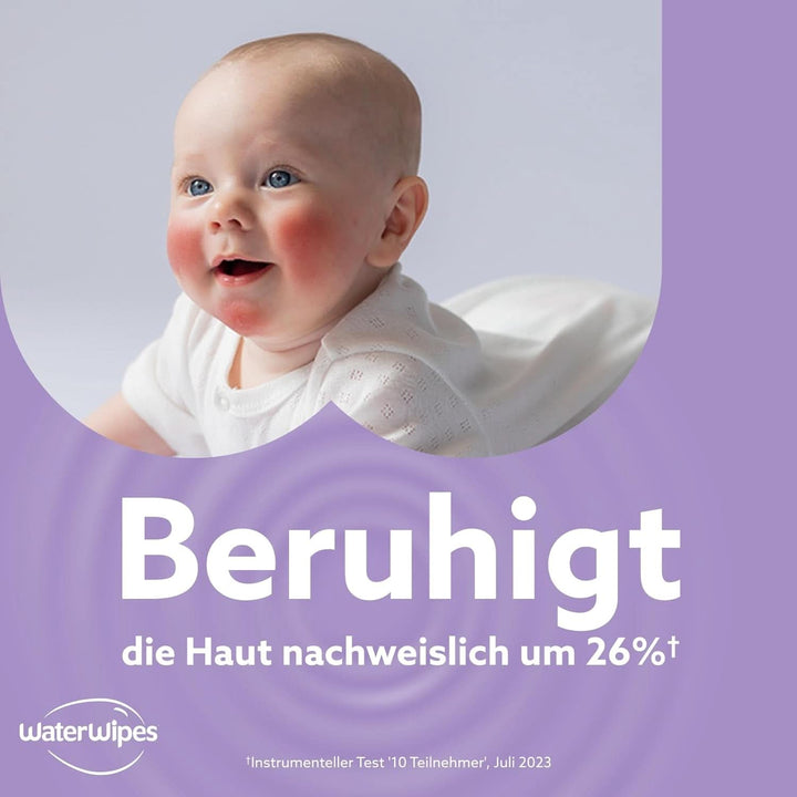 Waterwipes Lindernde Säuberndebabytücher, 720 Tücher (12 Packungen), Mit 99% Wasser & Botanischen Extrakten, Feuchttücher Für Gesicht & Körper Naty Shop