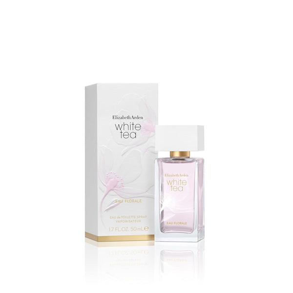 Elizabeth Arden - White Tea Eau Florale Eau De Toilette, Parfum Feminin și Delicat, Cu Flori Frumoase și Ingrediente Bogate - Parfum pentru Femei - 50 ml