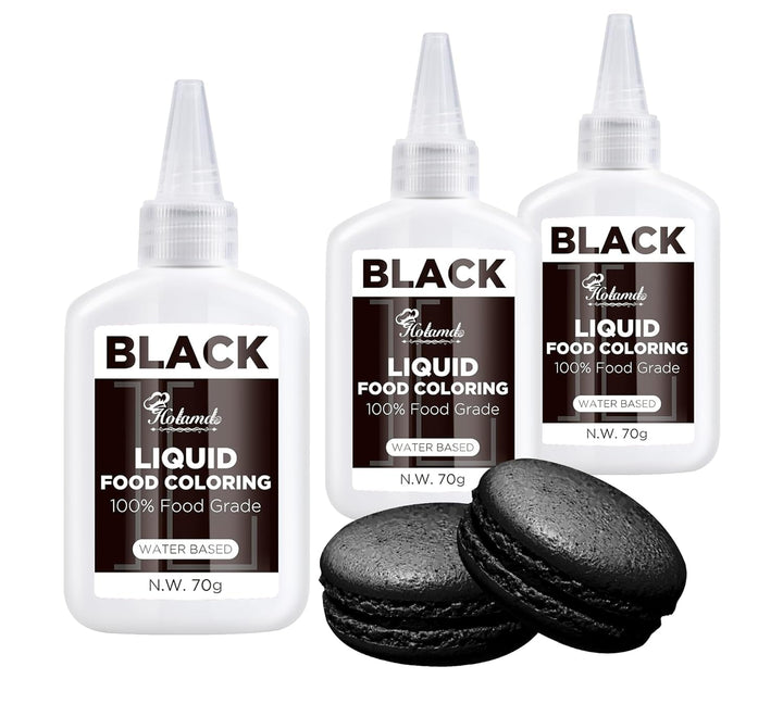 Colorant alimentar lichid, set de coloranți alimentari Red Velvet pentru copt torturi, macaroane, fursecuri, coloranți alimentari pentru decorarea torturilor, lichid pentru colorat băuturi (70 g x 3)