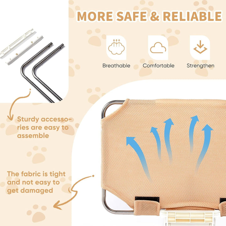 LORESJOY Șezlong pliabil pentru pisici, pat pentru pisici cu fereastră, hamac pentru pisici, hamac cu fereastră pentru pisici cu ventuză mare, șezlong pliabil pentru pisici, pat agățat până la 25 kg