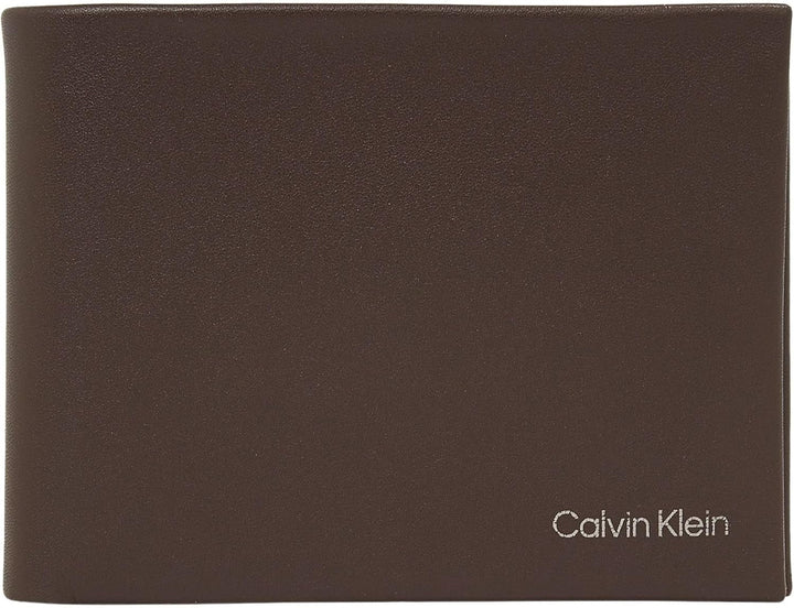 Calvin Klein Bifold pentru bărbați Ck Concise 5cc W/Coin L K50k510599 Portofele Portofel Barbati Naty Shop Negru (Java) Os