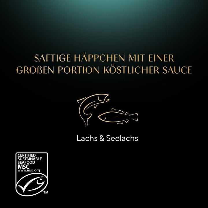 SHEBA Portion Pouch Hrană umedă pentru pisici Selection In Sauce With Salmon And Pollock Msc-Certified 28 X 85G