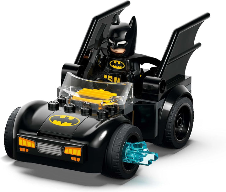 LEGO DC Batman: Batman & Batmobil Vs. Mr. Freeze - Jucărie cu mașină de supereroi cu 2 minifigurine - Tragător de gheață cu elemente pentru foc - Cadou pentru băieți și fete de la 4 ani 76301 Seturi de constructie Besuche den LEGO-Store
