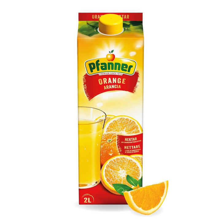 Pfanner 100% suc de mere tulbure natural (1 x 2 litri) - Mere presate direct - Suc de fructe fără adaos de zahăr Bauturi fara alcool Naty Shop 2 litri 50% Portocala