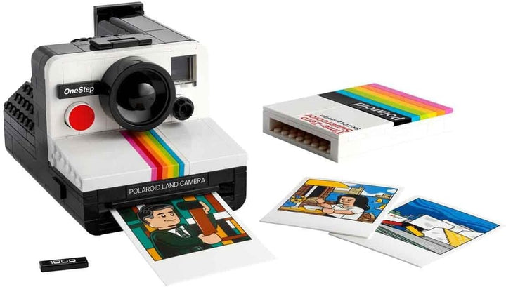 Set aparat foto LEGO Ideas Polaroid Onestep SX-70 pentru adulți, de colecție cu detalii autentice, activitate creativă, cadouri de fotografie pentru femei, bărbați, el, ea și adolescenți 21345 Seturi de constructie Besuche den LEGO-Store