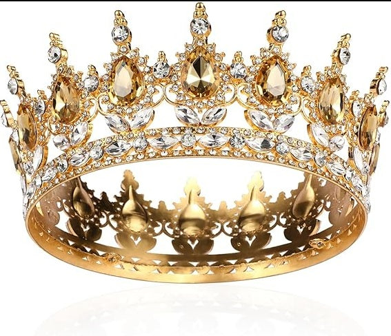 Zlatá koruna s kameny