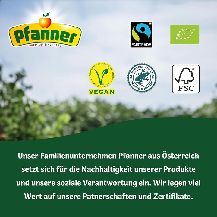 Pfanner 100% suc de mere tulbure natural (1 x 2 litri) - Mere presate direct - Suc de fructe fără adaos de zahăr Bauturi fara alcool Naty Shop