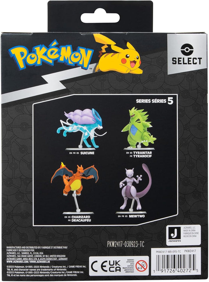 Pokémon Pkw2417-15Cm Select Figure - Mewtu, figură mobilă oficială Action figures Naty Shop