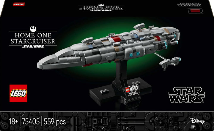 LEGO Star Wars 75405 Home One Starcruiser din Întoarcerea lui Jedi - Model de navă stelară - Set de fantezie și colecție de construit și expus - Cadou pentru fanii adulți și adolescenți Seturi de constructie Besuche den LEGO-Store