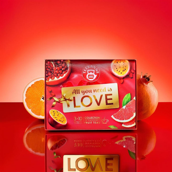 TEEKANNE Love Collection Box Amestec exclusiv de ceai de fructe - 3 X 10 pliculețe - 65 G