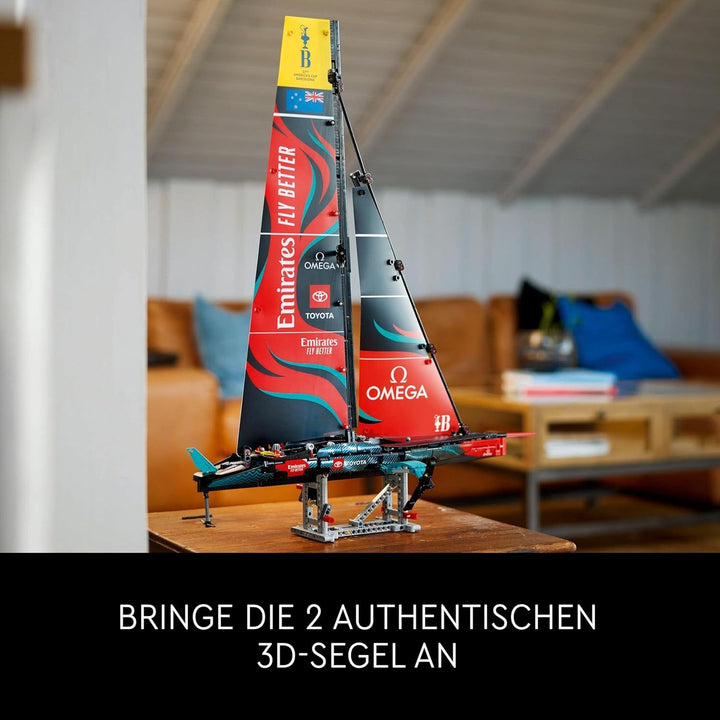 LEGO Technic Emirates Team New Zealand AC75 Racing Yacht, set de construcție cu barcă cu pânze pentru adulți, cadou pentru bărbați și femei, activitate creativă și relaxantă 42174 Seturi de constructie Besuche den LEGO-Store