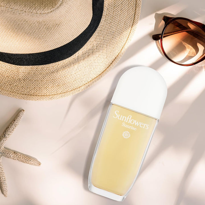 Elizabeth Arden – Sunflowers Sunrise, Apă de toaletă spray, parfum floral și fructat, parfum de lux pentru femei – 100 ml