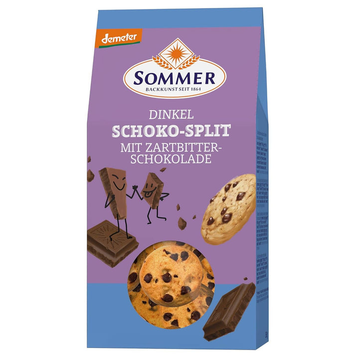 SOMMER CABLE Ciocolată speltă split cu ciocolată neagră, 150 g