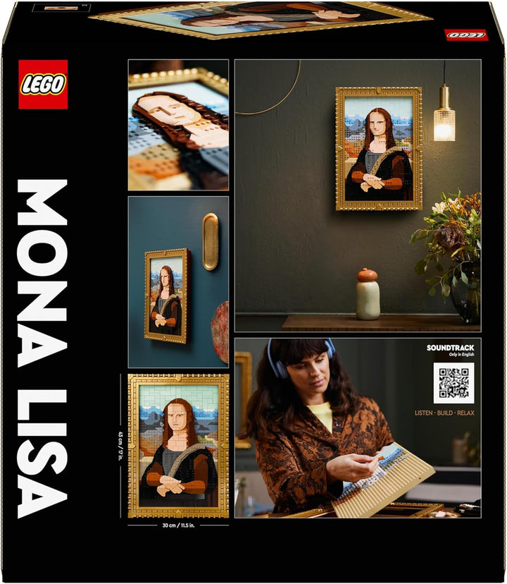 LEGO Art Mona Lisa, set pentru adulți, pictură de Leonardo Da Vinci pentru agățat, activitate creativă pentru bărbați și femei, cadou pentru iubitorii de artă, artă renascentistă italiană 31213 Seturi de constructie Besuche den LEGO-Store