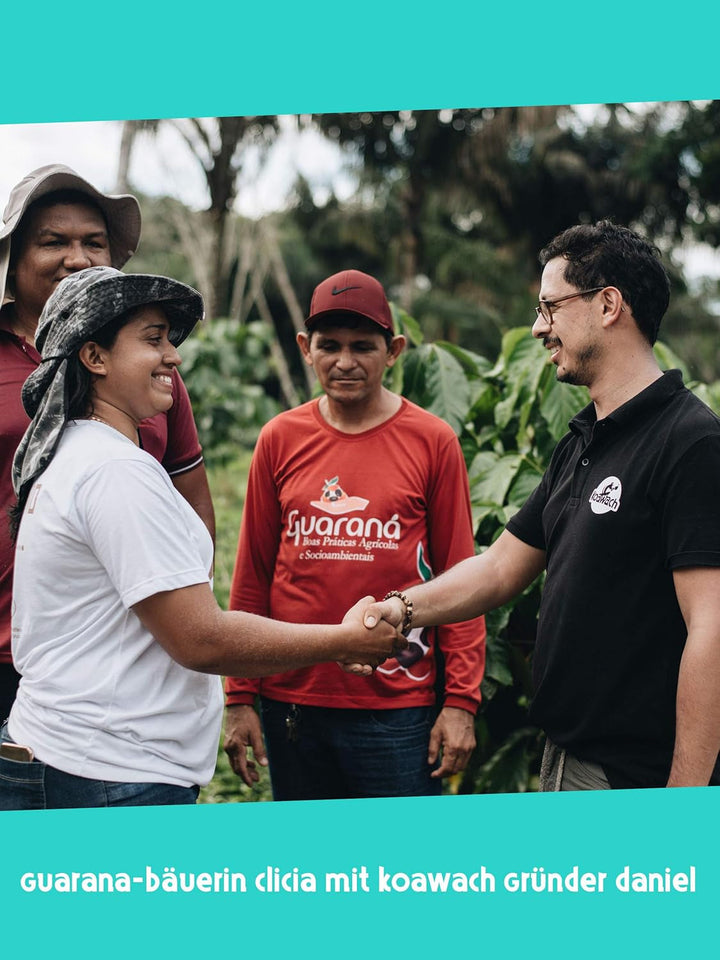 Fursecuri Koawach Fortune Happy Moments Chocolate Vegan – Fursecuri cu ciocolată, ambalate individual – Sustenabile, organice și echitabile – Fursecuri Guarna cu cafeină