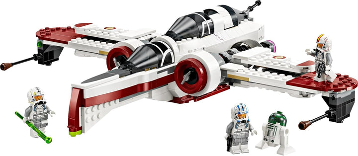 Jucărie LEGO Star Wars 75402 ARC-170 Starfighter cu 4 minifigurine, inclusiv pilot clonă și droid R4-P44, piesă de colecție, cadou pentru fanii Răzbunării Sith și băieți și fete cu vârsta de peste 9 ani Seturi de constructie Besuche den LEGO-Store