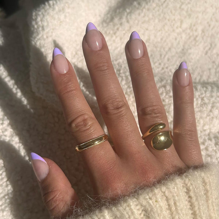 Unghii lungi cu vârf franțuzesc, aurii, cu sclipici, de lipit pe unghii lungi și pătrate, set unghii false cu vârf franțuzesc strălucitor, unghii artificiale pătrate pentru femei, 24 de bucăți