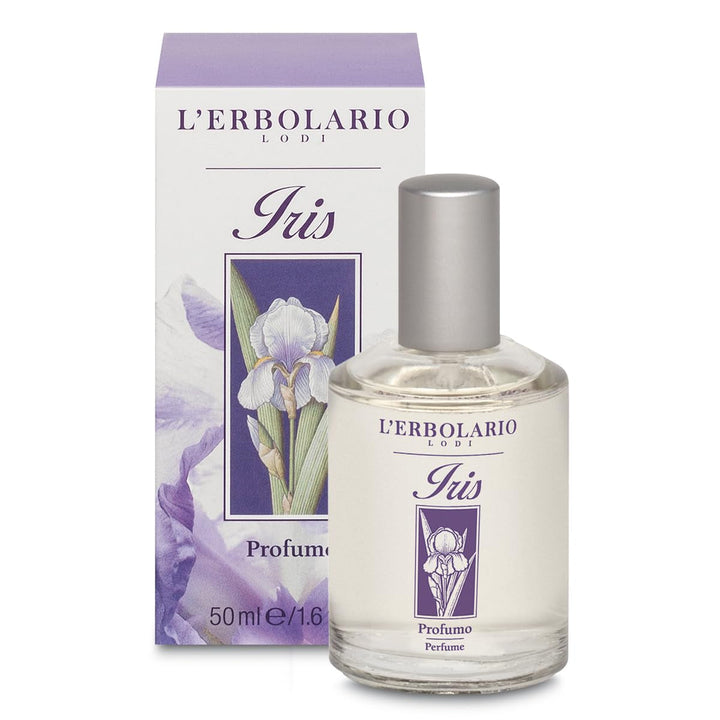 L'Erbolario, Iris Parfum, Apă de parfum pentru femei, Parfumuri și parfumuri pentru femei, Aromă florală pudrată, Format: 50 ml