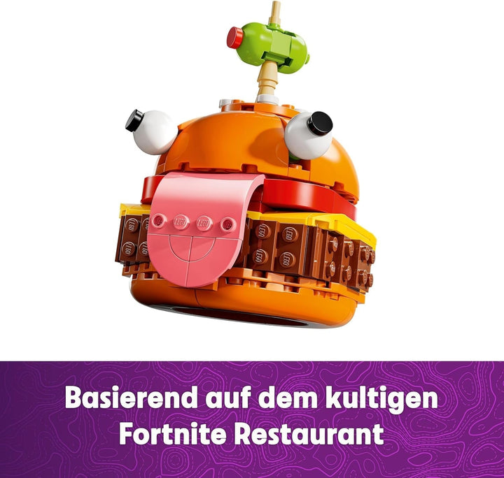 LEGO Fortnite Durrr Burger, Set de construcție pentru jocul video pentru gameri cu vârsta de peste 9 ani, Model de expus, Figurină de colecționat, Cadou pentru copii, adolescenți și adulți, Obiect de colecție 77070 Seturi de constructie Besuche den LEGO-Store