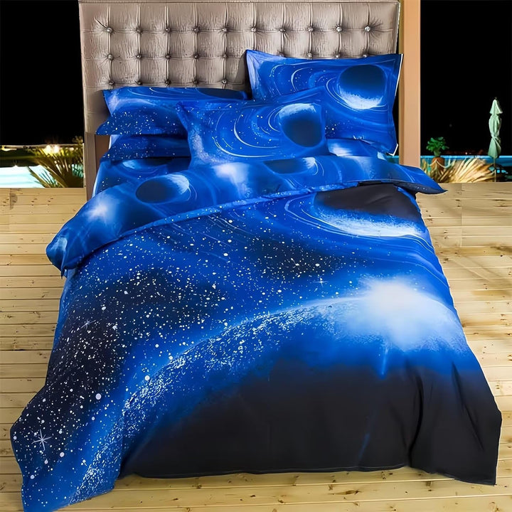 Set lenjerie copii si adolescenti, diverse modele Lenjerie de pat - copii Naty Shop Multicolor14 Single（135×200Cm）