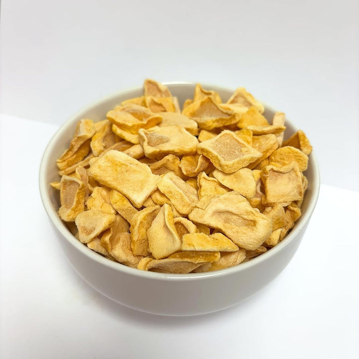 Felii de mango liofilizate 100g - chipsuri de mango liofilizate - fructe uscate liofilizate - fructe liofilizate, mango uscat pentru decorare, gustări, smoothie-uri, deserturi Produse deshidratate Naty Shop