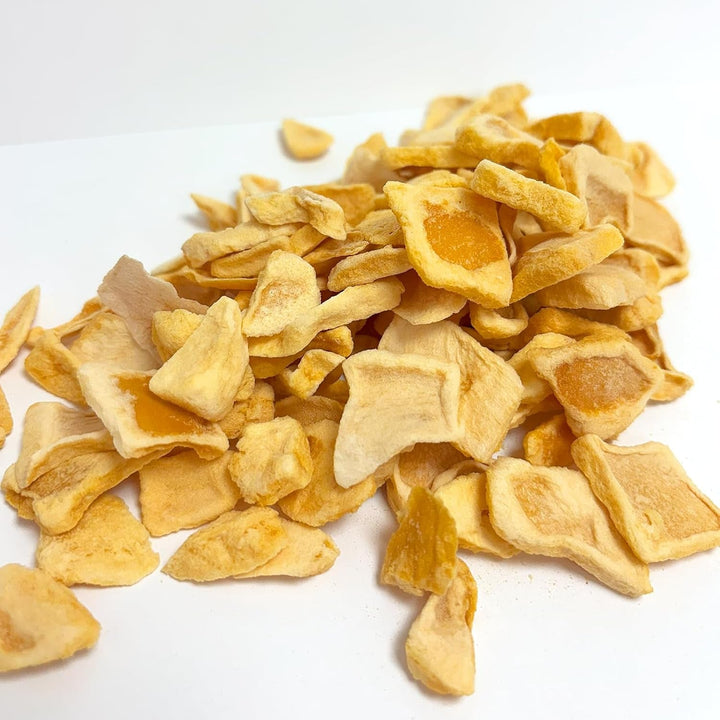 Felii de mango liofilizate 100g - chipsuri de mango liofilizate - fructe uscate liofilizate - fructe liofilizate, mango uscat pentru decorare, gustări, smoothie-uri, deserturi Produse deshidratate Naty Shop